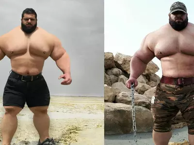 The Iranian Hulk is a beast
