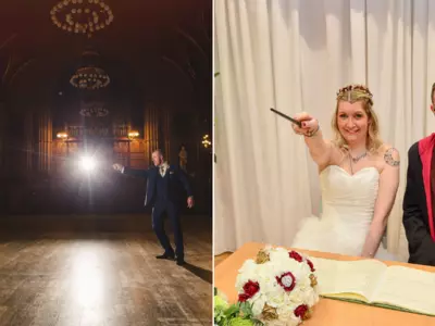 With Wands, Broomsticks & More, 6 Harry Potter Superfans Who Had Hogwarts-Themed Wedding!