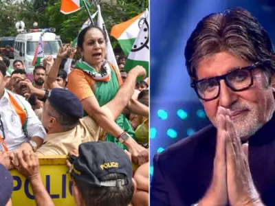 KBC Controversy: NCP Protests Outside Sony TV's Office In Mumbai, Amitabh Bachchan Aplogises