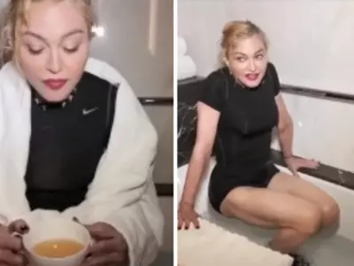 Madonna drinks her own urine