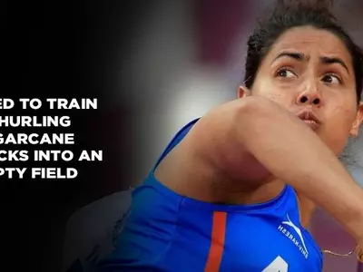 Annu Rani broke her own national record