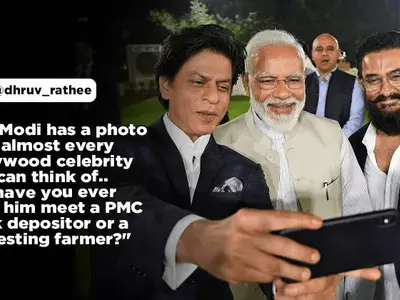 PM Modi Meets Film Stars To Mark Gandhi's 150th Birth Anniversary & People Have Lot Of Thoughts