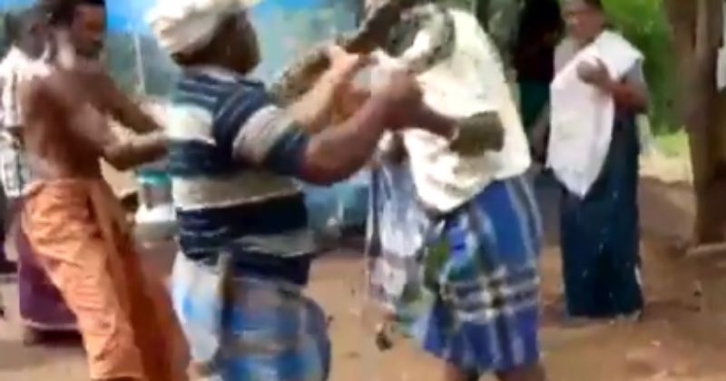 Kerala Locals Save Man After A Python Wrapped Itself Around His Neck ...