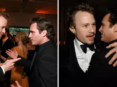 These Old Pictures Of Heath Ledger & Joaquin Phoenix Bonding At Oscars 2006 Are Frame-Worthy
