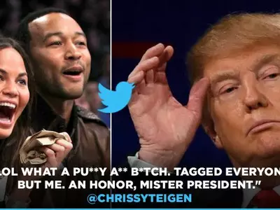 Chrissy Teigen Destroyed Donald Trump With Her ‘P*ssy A**’ Response & Most Celebrities Are Loving It