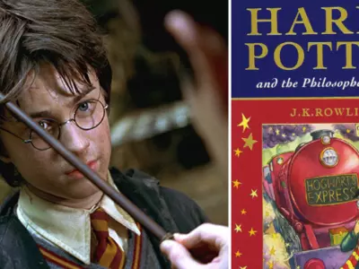harry potter books banned in school.