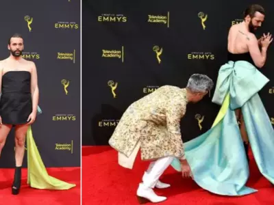 Queer Eye’s Jonathan Van Ness Left Everyone Stunned With His Beautiful Gown At Emmys Red Carpet