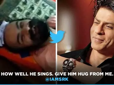 Specially-Abled Fan Sings 'Tujhe Dekha Toh' & Shah Rukh Khan’s Reaction Proves He Has A Heart Of Gol