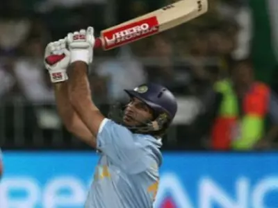 Yuvraj Sngh hit six sixes in an over