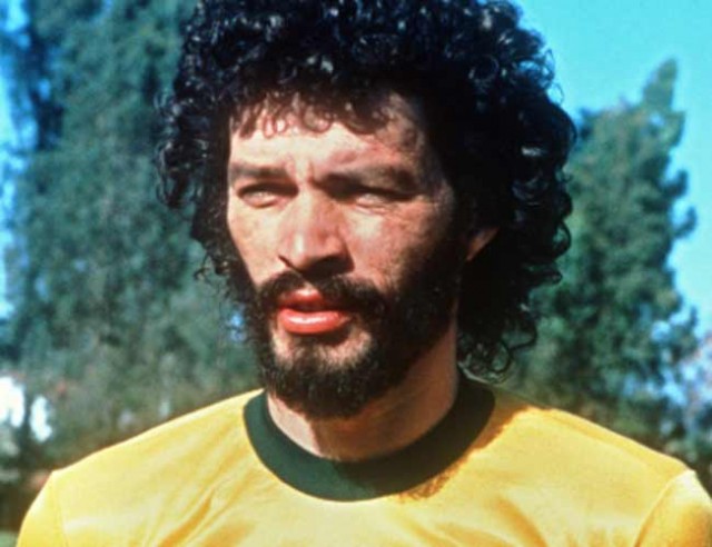 Brazilian soccer star Socrates in 
