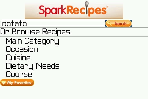 sparkrecipes my recipes