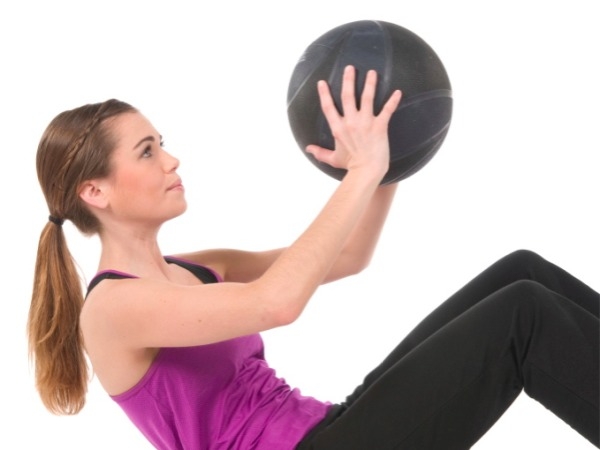 Fun Home Workouts With A Medicine Ball