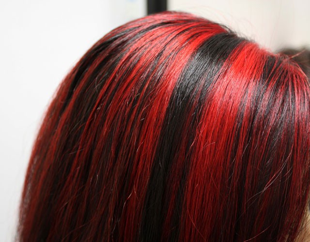 Highlight those tresses bright red