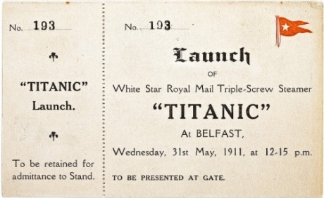 Titanic ticket