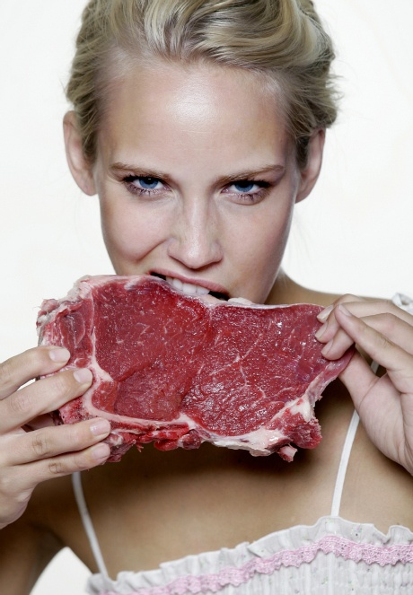 Eating meat benefits women
