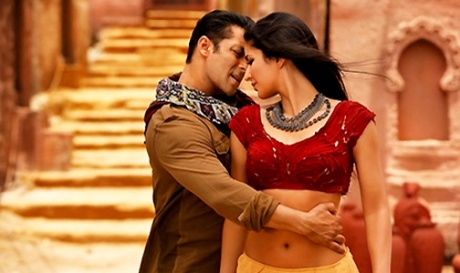 Salman-Katrina in a still from Ek Tha Tiger
