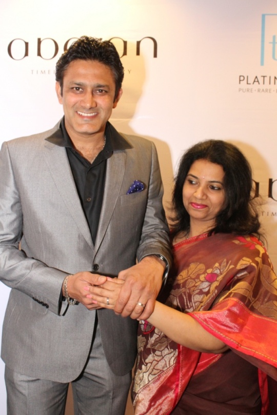 Anil and Chetana Kumble Celebrate their Platinum Day of Love at Abaran