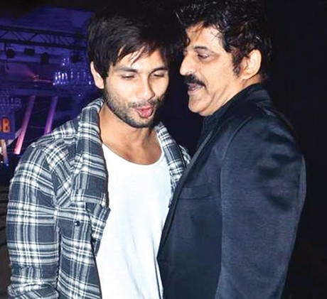 Shahid has a good time with stepdad