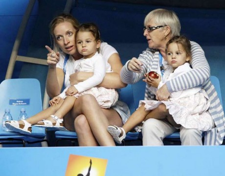 When Federer’s twins turned up to cheer for daddy