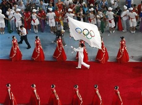 Olympic flag bearing: A potted history