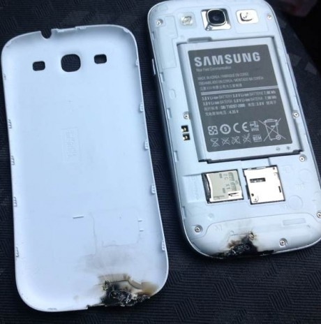 Samsung Galaxy S III explodes in Ireland