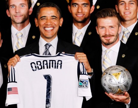 Obama teases Beckham