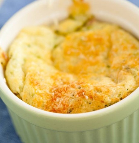 cheese and spinach souffle