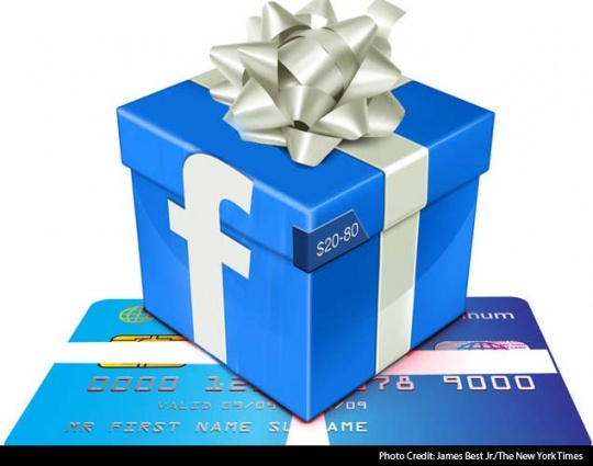 Facebook Gifts Urges Users to Shop While They Share
