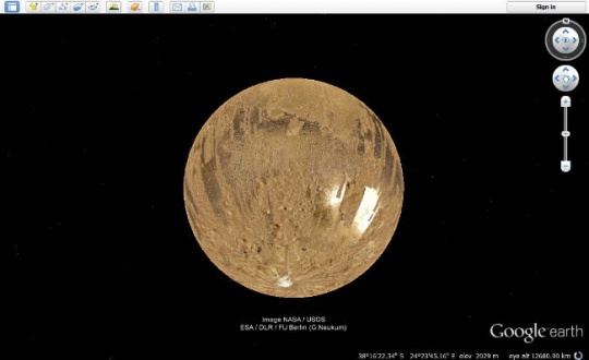 Take a Trip to Mars Via Google Earth App!