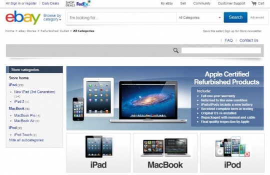 Has Apple launched ‘own eBay store’? 