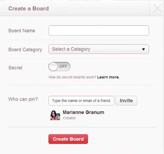 Pinterest Introducing 'Secret Boards'
