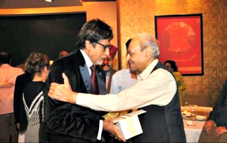 Amitabh Bachchan and Pran