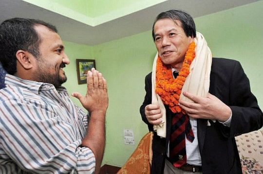 Anand Kumar with Hiroshi Yoshino