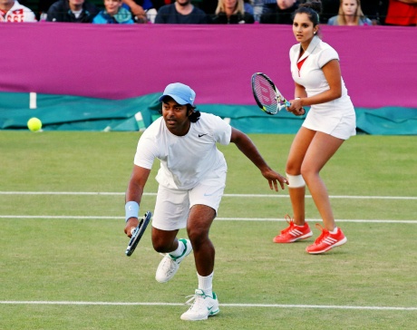 Leander Paes and Sania Mirza