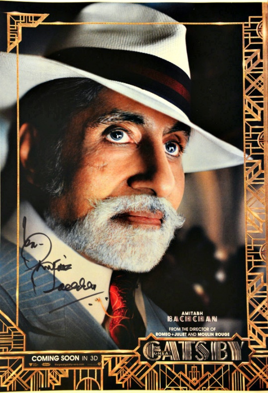 Amitabh Bachchan On The Great Gatsby Poster