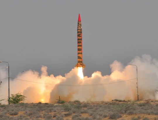 Pakistan Tests Nuclear-Capable Hatf-IV Missile