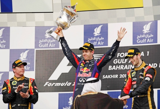 Sebastian Vettel Wins Bahrain Grand Prix