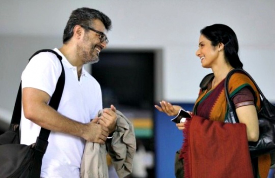 Sridevi Eager to Pair Up with Ajith