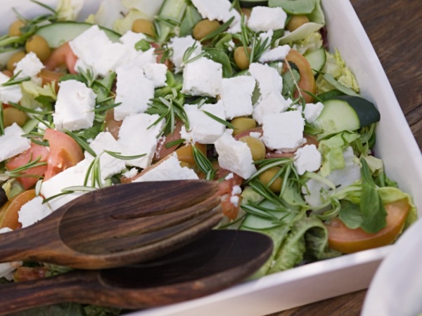 Healthy Greek Salad: Recipe with Reduced Fat Content