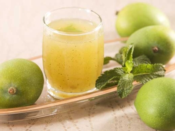 Healthy Drink: Minty Mango Drink