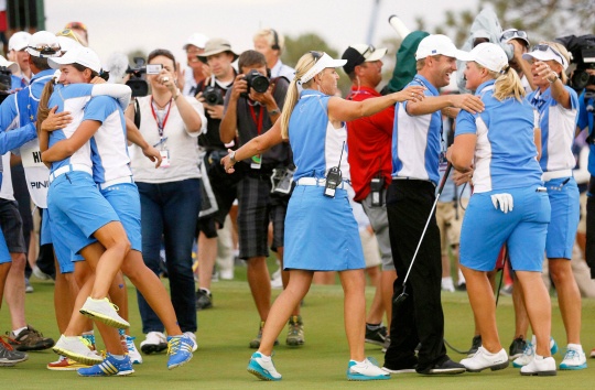 Europe Rout USA to Win Solheim Cup