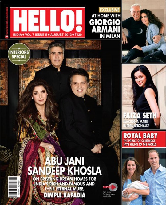 Dimple On Hello India Cover