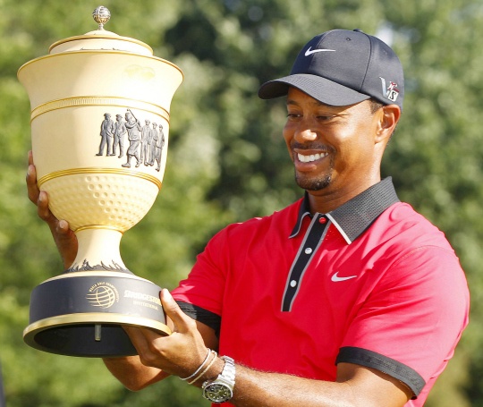 Tiger Woods Wins 8th Bridgestone Title