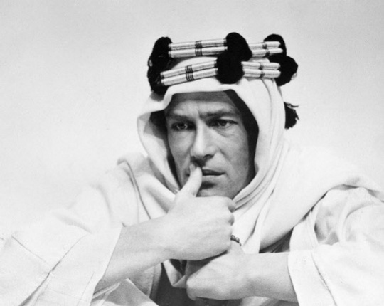 Peter O'Toole in Lawrence Of Arabia