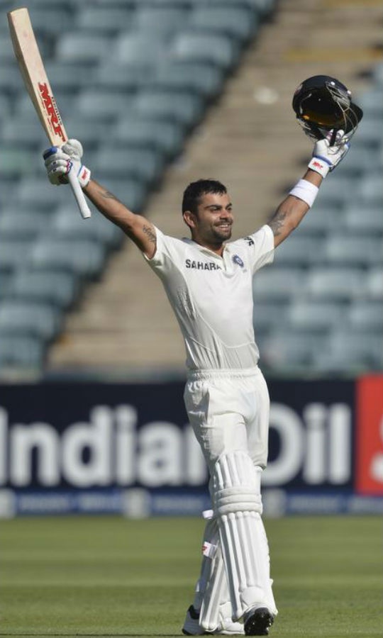 Virat Kohli scored 119 on the opening day of the 1st Test against South Africa at the Wanderers. (Photo: Reuters)