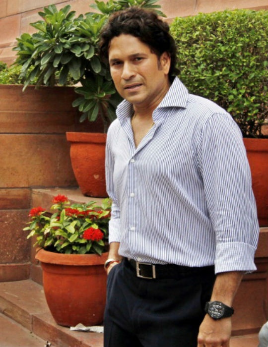 Sachin Tendulkar attended the first Winter Session of the Parliament on Friday. (Photo: Getty Images)