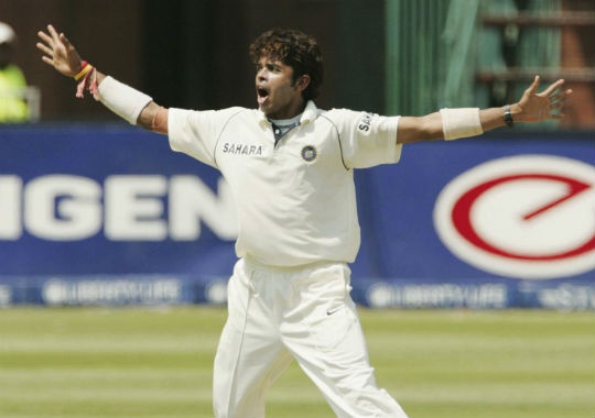 Sreesanth's 5/40 in the first innings ensured that South Africa were bowled out for 84. (Photo: Getty Images)