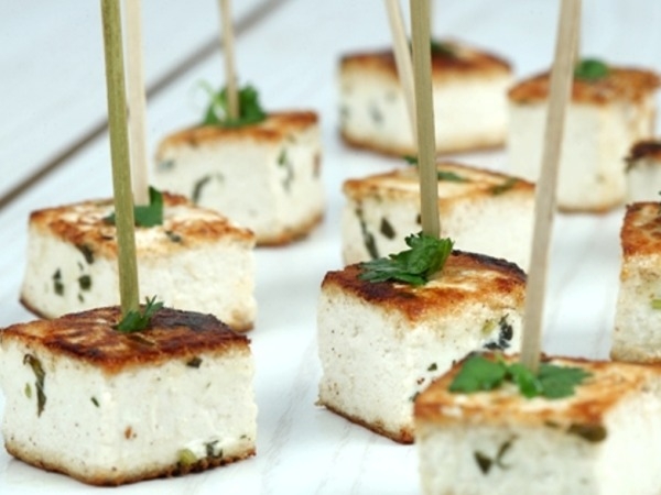 Healthy Recipe: Grilled Tofu Skewers Marinated With Basil