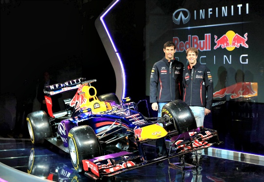 Red Bull Unveils RB9 Car for 2013