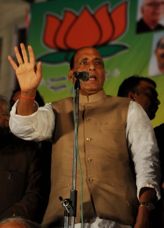 Rajnath Singh Back as Party Chief